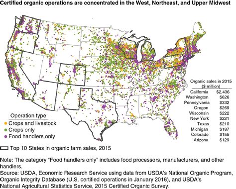 How Many Organic Farms Are In The United States